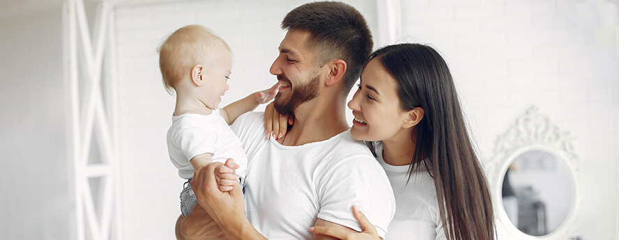 Happy Family With Child