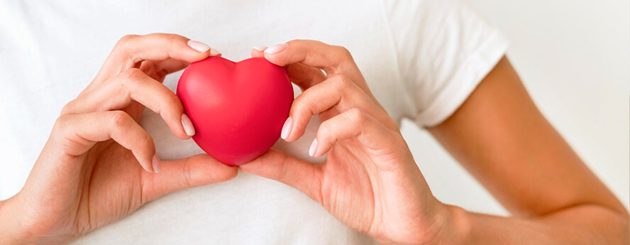 Person looking after their heart health